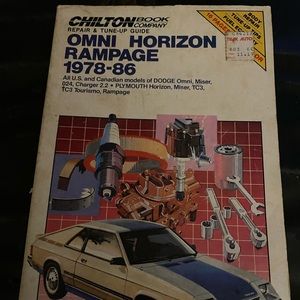 Chilton Book Company Repair Tune-up Guide Omni Horizon Rampage 1978-86  #6845